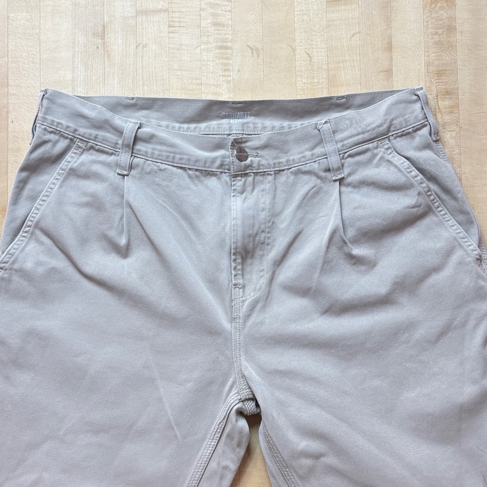Carhartt Pants Men's 36x25 Khaki WIP Work In Progress Abbott Pant Streetwear
